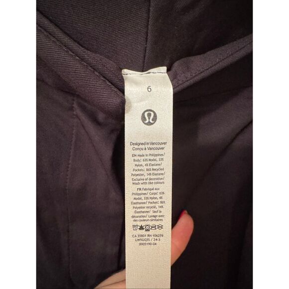 NWT Lululemon Pleated Front High Rise Trousers - Picture 7 of 9